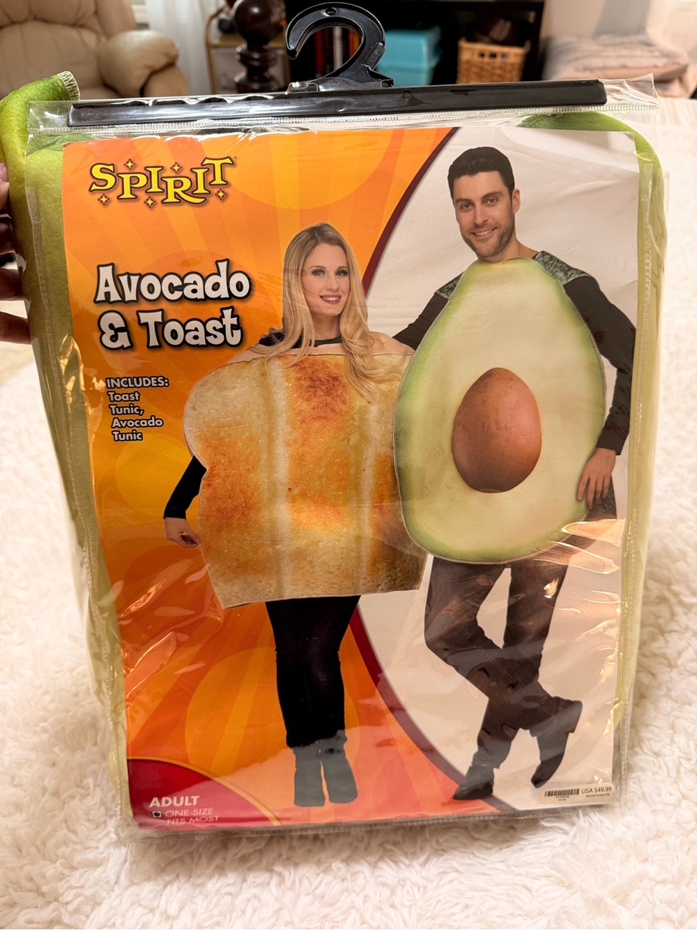 Spirit Avocado & Toast Couples Costume
Sz O/S ( New)